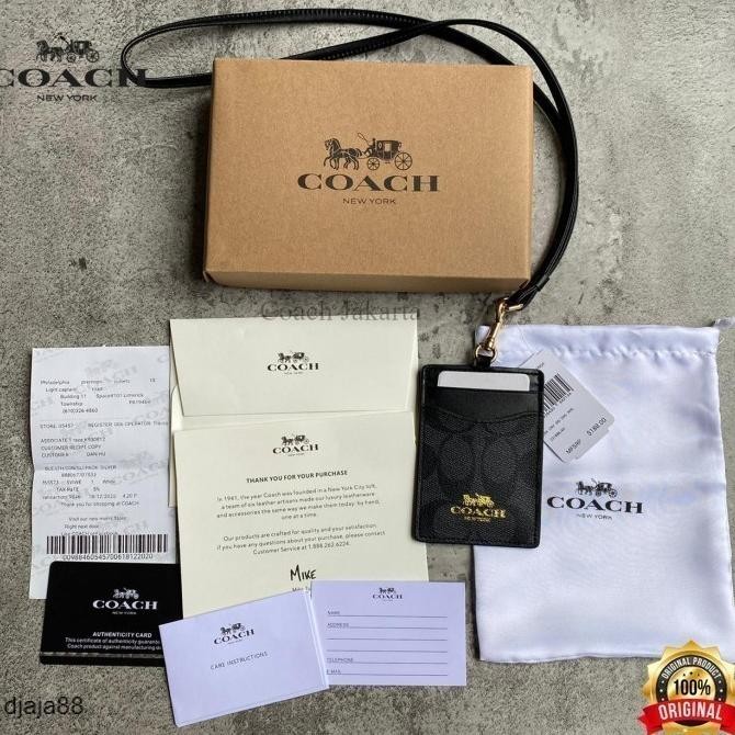 

Coch Id Tag Kartu Kerja / Lanyard ID Card Holder Signature Kualitas Original