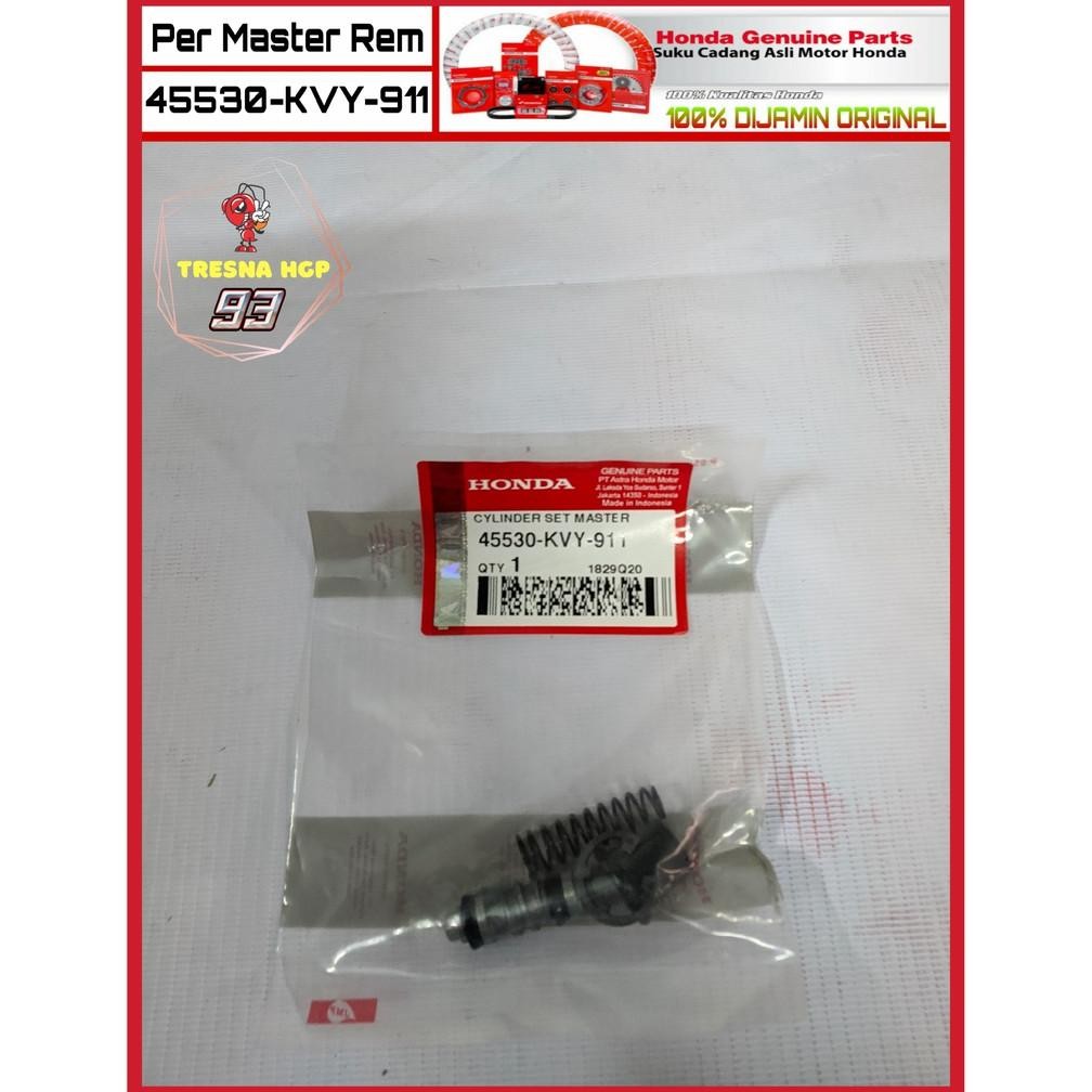 . 45530-KVY-911 PER MASTER REM ATAS BEAT KARBU, BEAT FI & SCOOPY FI ORIGINAL | CYLINDER SET MASTER