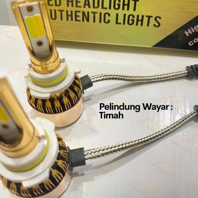 . Lampu LED 2 warna (kuning putih) / Headlamp H11 H4 H7 H1 HB3 HB4 H16