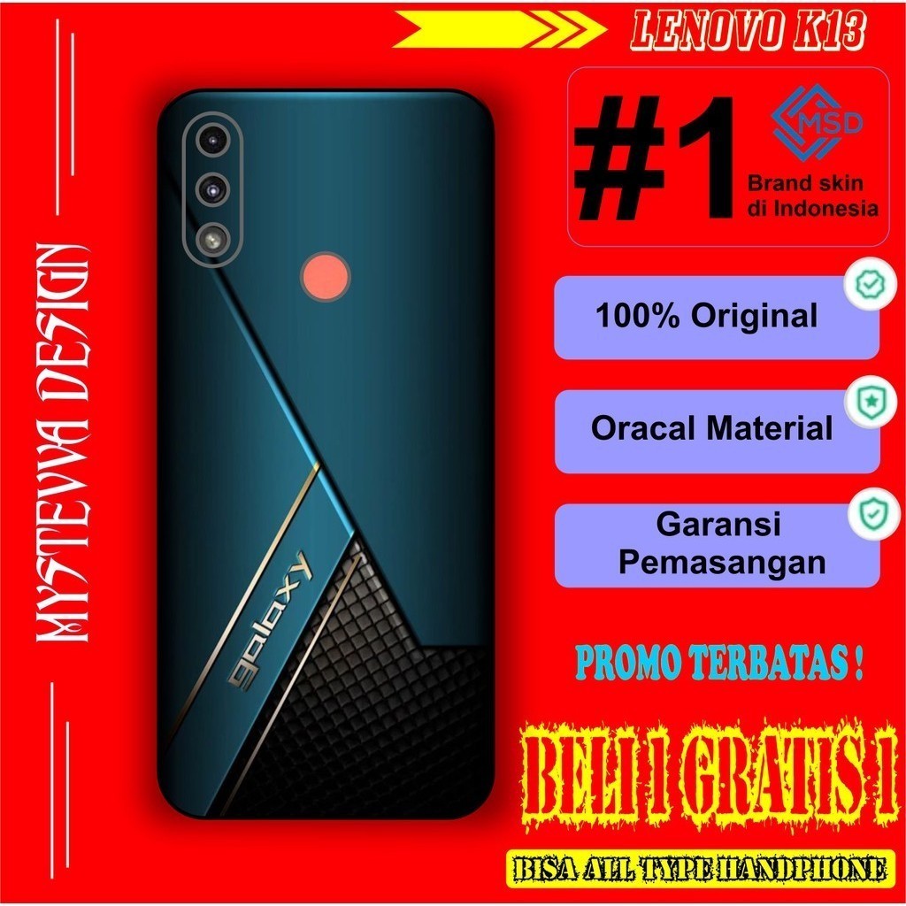 

Terlaris Presisi Lenovo K13 Casing/Stiker Panel Vynil Bisa Custom Dan COD