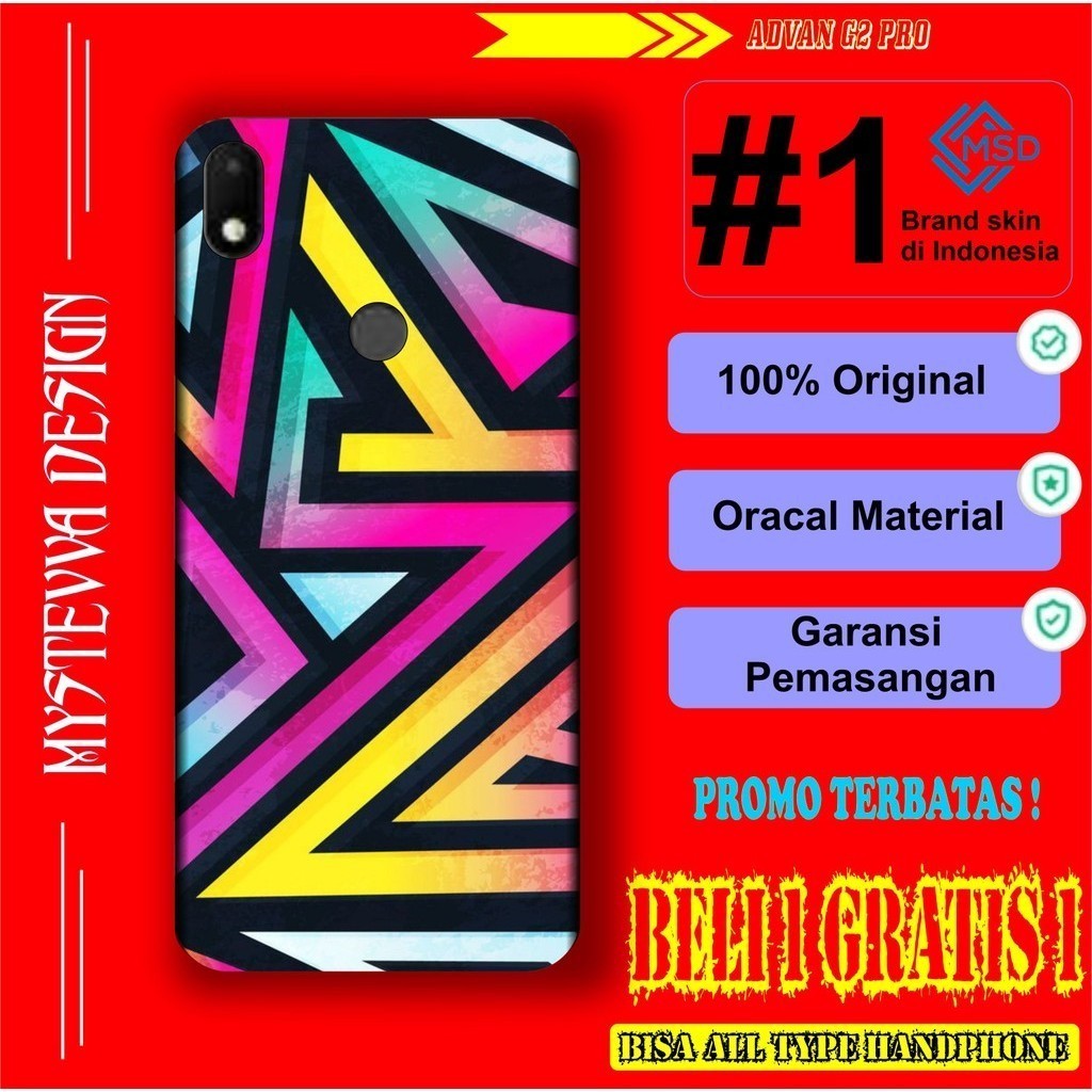 

Terlaris Presisi Casing Advan G2 Pro 3 Casing/Stiker Panel Vynil Bisa Custom Dan COD
