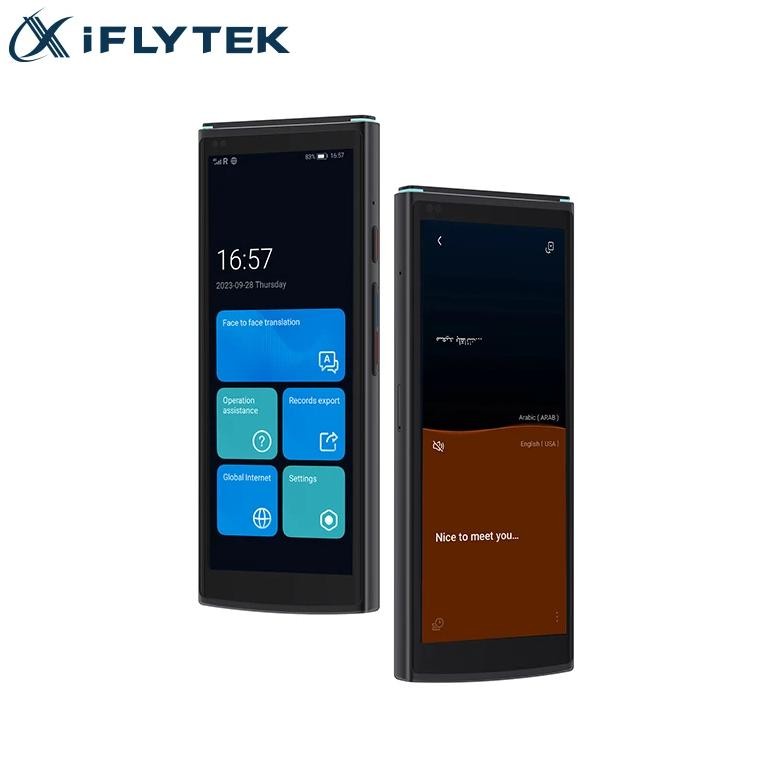 

iFLYTEK Language Translator Device Face-to-Face Bidirection Simultaneous Translation 60 Languages and 18 Offline Packs