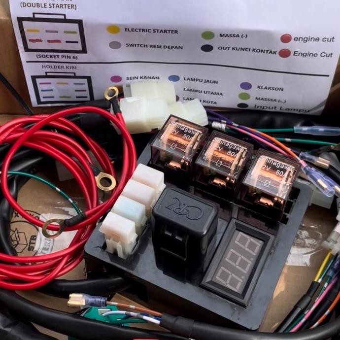 Promo Dudukan Relay box Set Motor CB,GL,MP,Tiger Motorcycle COD