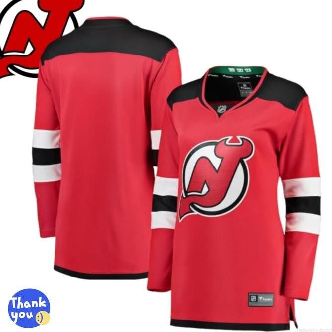 BAJU HOKI CEWEK ORIGINAL NEW JERSEY DEVILS WOMEN HOCKEY NHL ORI Kualitas Original