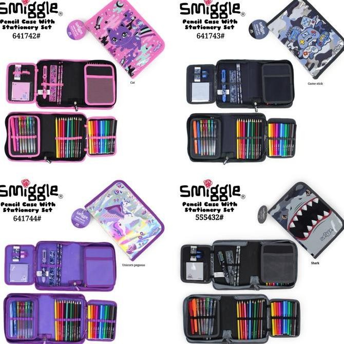 

Smiggle Pencil Case & Stationery set 40 pis/ alat tulis Smiggle/ kado Kualitas Original