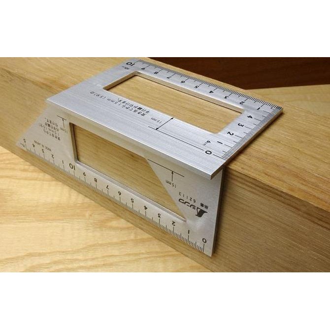 

Penggaris Siku Miter Gauge Layout Square One Shot 45, 90 SHINWA 62113 Kualitas Original