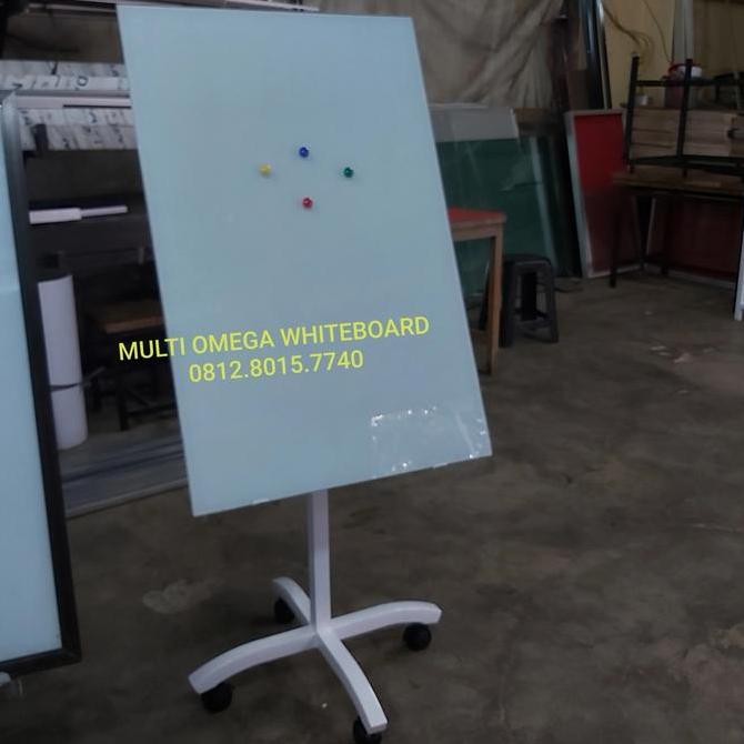 

flipchart glassboard 60 x 90 cm Magnetik Kualitas Original
