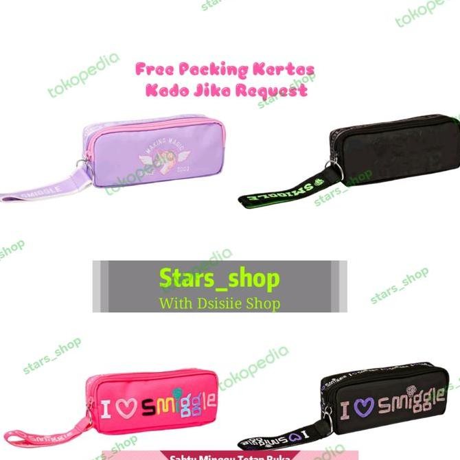 

Smiggle Smiggler 2 Pencil Cases Oblong Original / Tempat Pensil Anak Kualitas Original