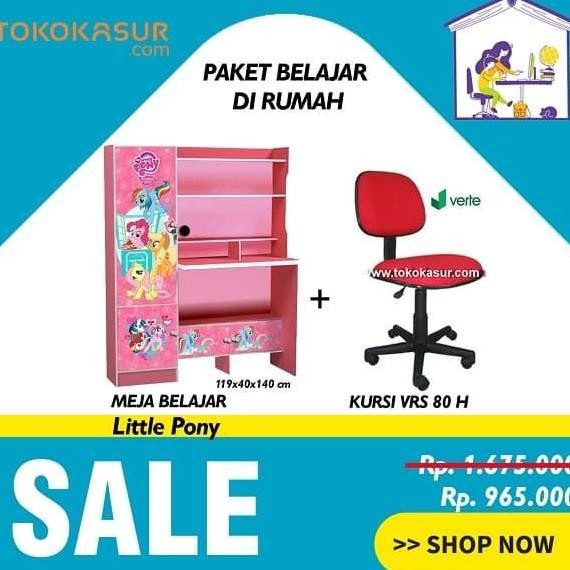 

Paket Meja Belajar Little Pony + Kursi Kualitas Original