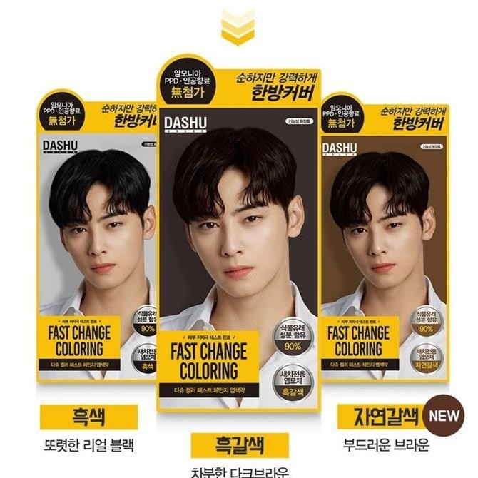 Dashu Fast Change Coloring Pewarna Rambut Hair Coloring Korea