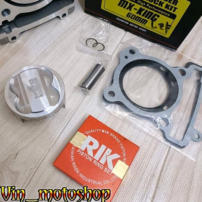 BLOK SEHER CYLINDER BORE UP MOTO RACING MX KING / VIXION / R15 / MX 135 / XABRE / MX 150 Kualitas Or