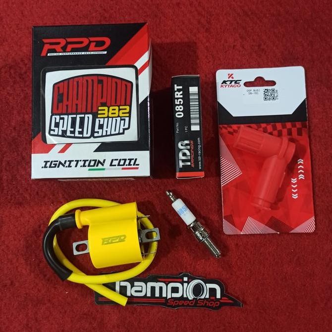 Paket KoilD Cop Busi KTC Busi TDR Iridium RT Vario 150 Vario 125
