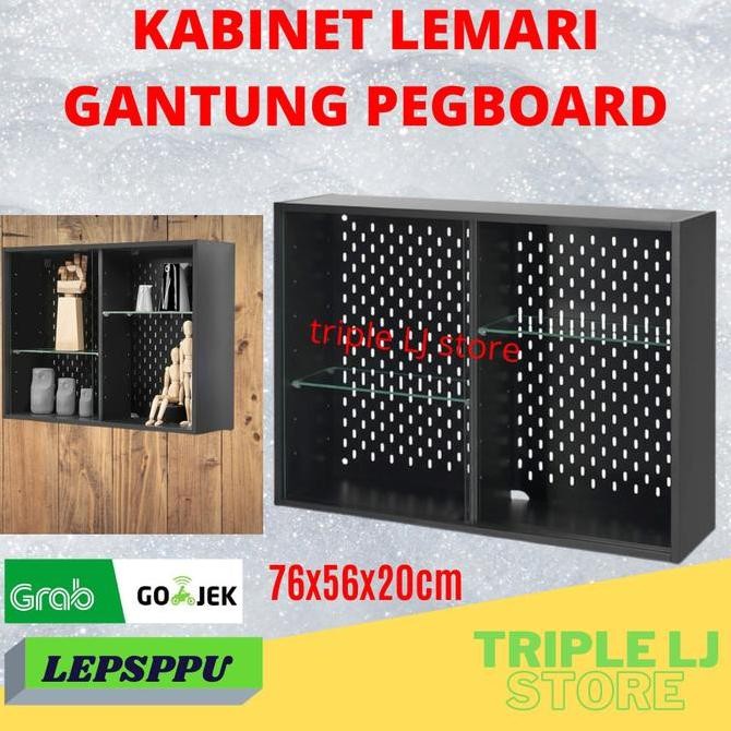 

Lemari Kabinet Pegboard Gantung Tempel Dinding Abu Tua LEPSPPU Kualitas Original