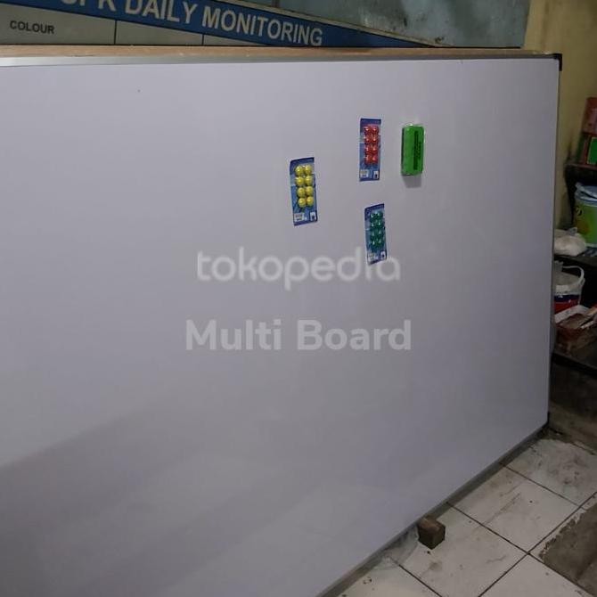 

whiteboard magnetic 120 x 180cm gantung Kualitas Original