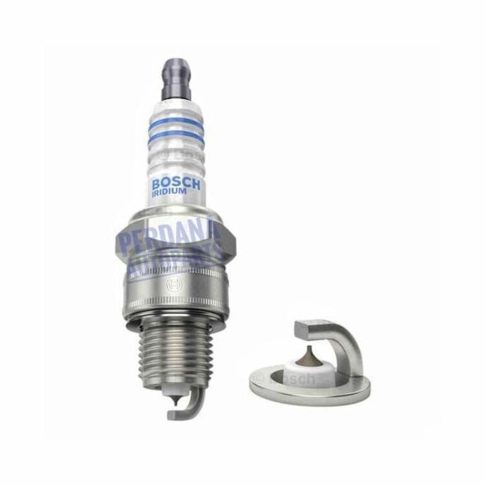 Busi BOSCH Double Iridium Motor 2Tak Drat Pendek