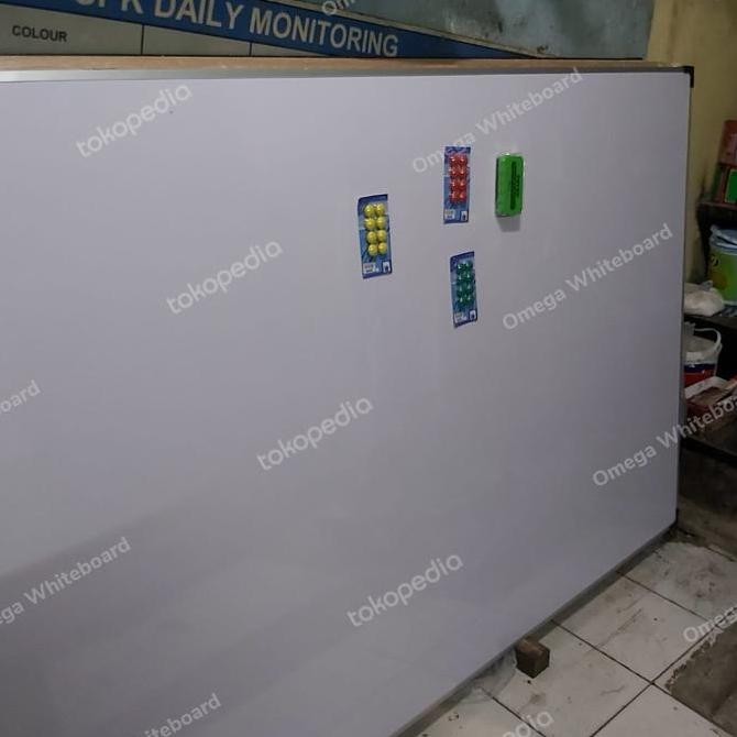 

whiteboard magnetic 80x120cm Kualitas Original