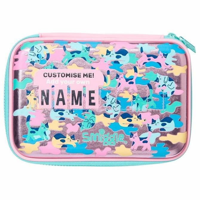 

Smiggle Illusion cat hardtop pencil case Kualitas Original