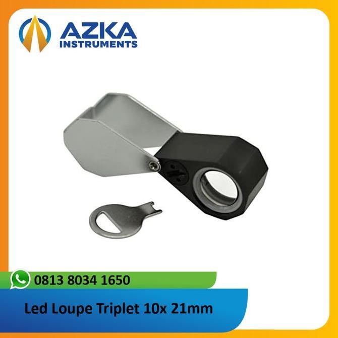 

Lup Led Loupe Triplet 10x 21mm Kualitas Original