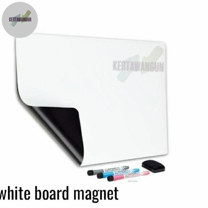 

White Board Magnet papan tulis 100x60cm tebal 0,7mm Kualitas Original