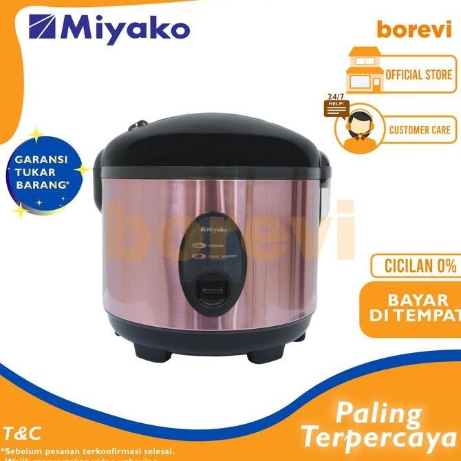 Tersedia Miyako Mcm 508 Sbc Magic Com 1.8 Liter Rice Cooker 3 In 1 Penanak Nasi Listrik Pemanas Air