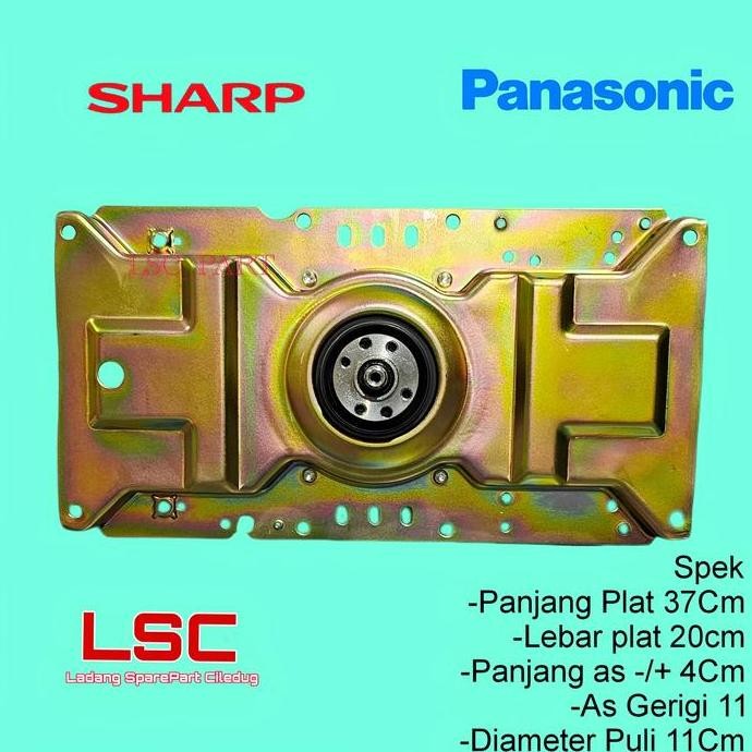 Tersedia Gearbox Mesin cuci Sharp 1 tabung ES F800H Gear box Top Loading Panasonic NO6 Girbok