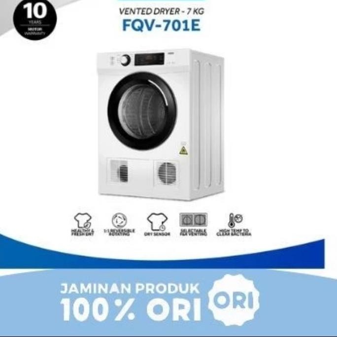 Tersedia MESIN PENGERING PAKAIAN AQUA JAPAN FQV 701E