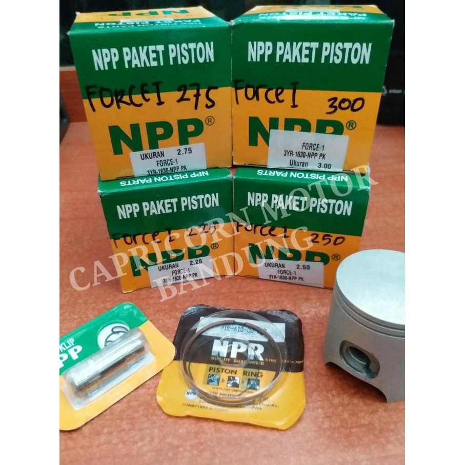 . Piston Kit F1ZR NPP oversize 225 250 275 300