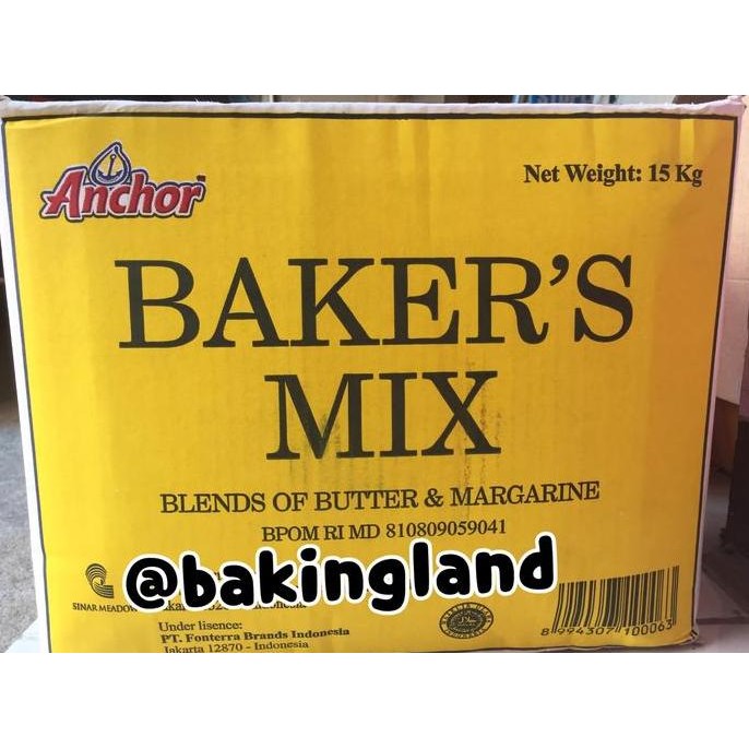 

[Ready/Spesial] Bakers Mix Butter Blend Margarine 1Kg [Terlaris&Recommended]
