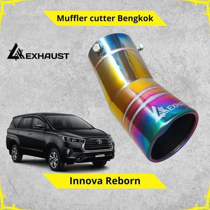 . Muffler cutter Innova reborn original LK exhaust variasi model bengkok