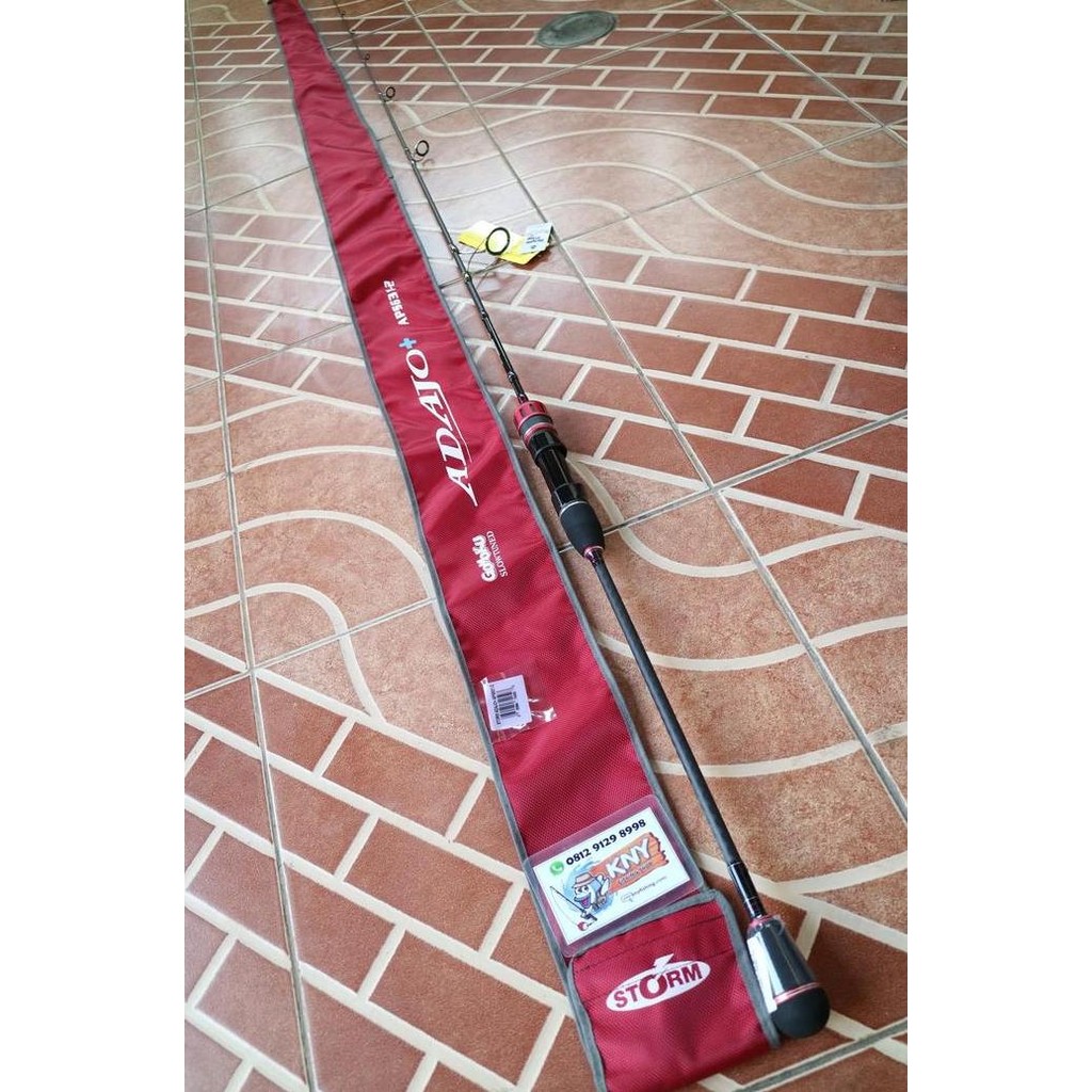 

Terlaris Rod Joran Storm Gomoku Adajo Spinning Plus Pe2 Elite Jigging Rod