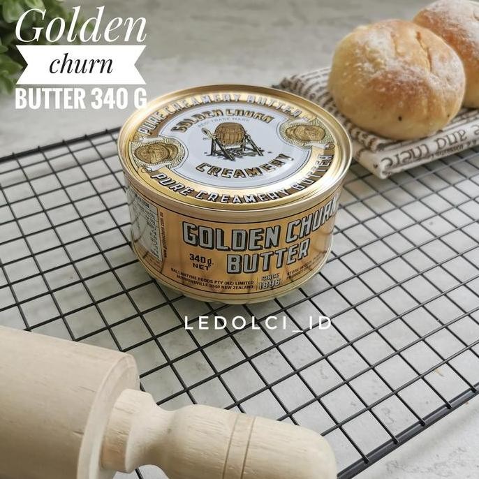 

[Ready/Spesial] Golden Churn Butter Mentega 340 Gram [Terlaris&Recommended]