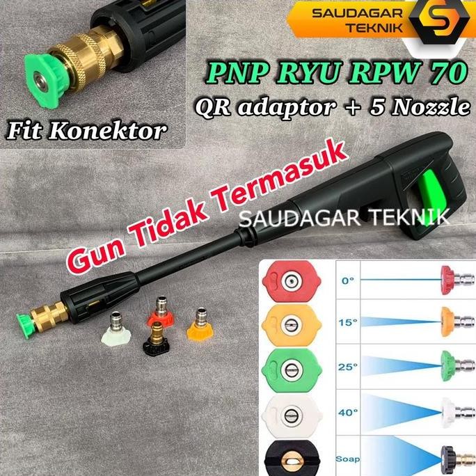 Adaptor Quick Release Gun Ryu RPW 70 Quick Coupler Ryu RPW70