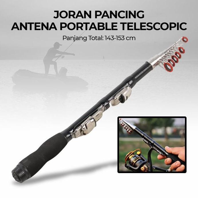 

Terlaris Joran Pancing Antena Tegek Kolongan Telescopic 150Cm Kuat 5Kg Derui