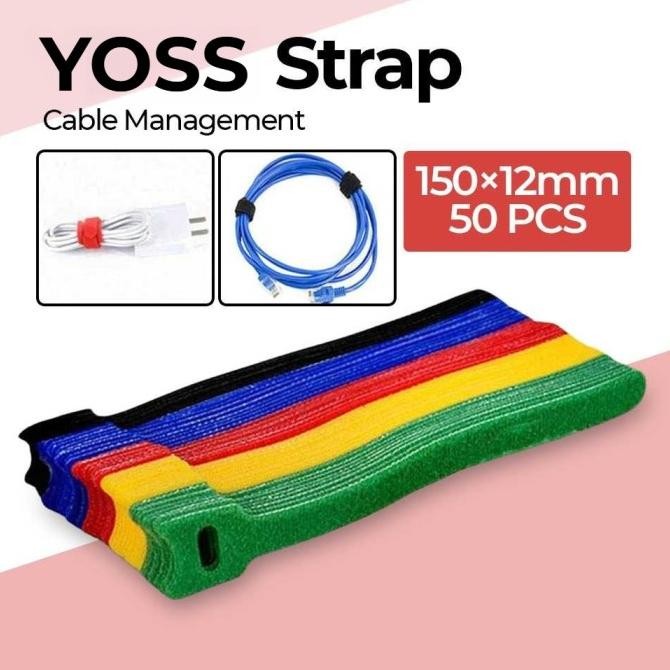 

Yoss Strap Cable Management veelcro 150 x 12 mm 50 PCS - YS50