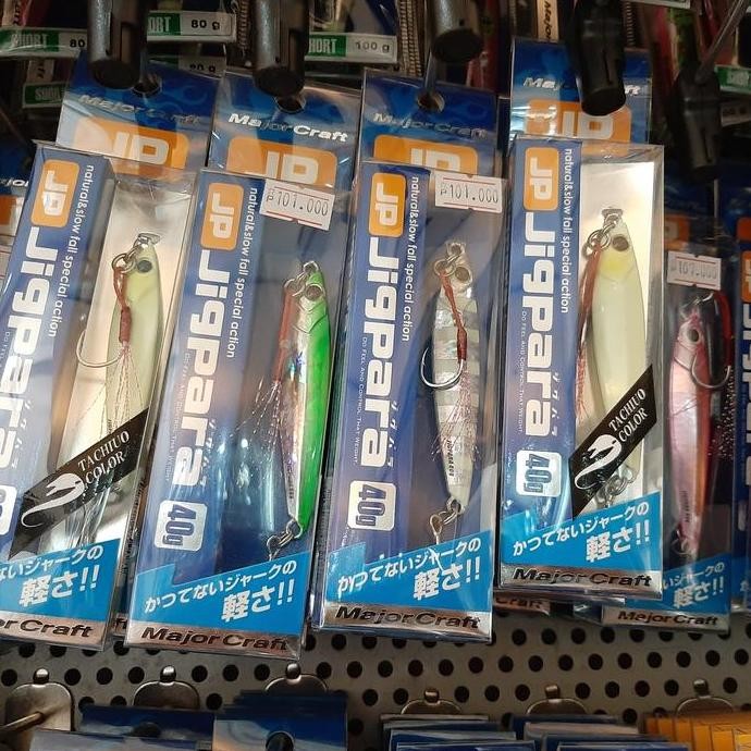 * umpan jig major craft jigpara 40gr dan 60gr *