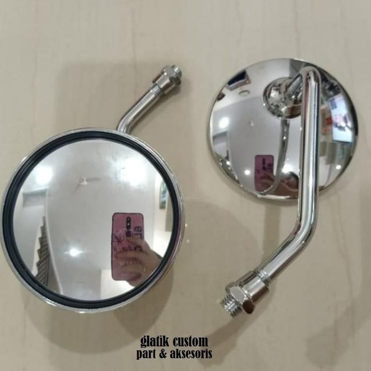 Spion Bulat Retro Classic Variasi CB GL MEGAPRO TIGER SUPRA METIC HONDA