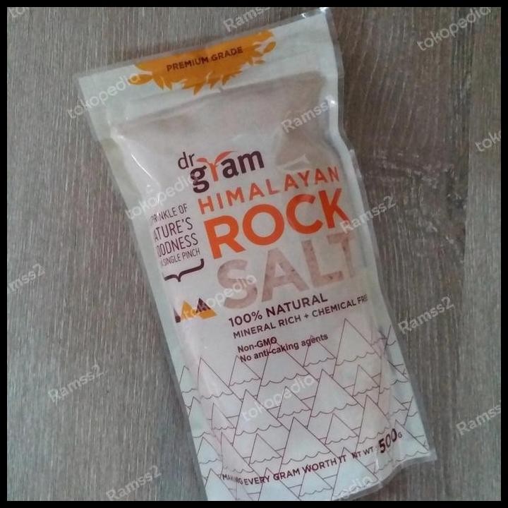 

Terlaris Dr Gram Organic Natural Himalayan Pink Rock Salt Garam Good Quality
