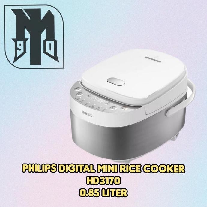 Tersedia Philips Digital Mini Rice Cooker HD3170