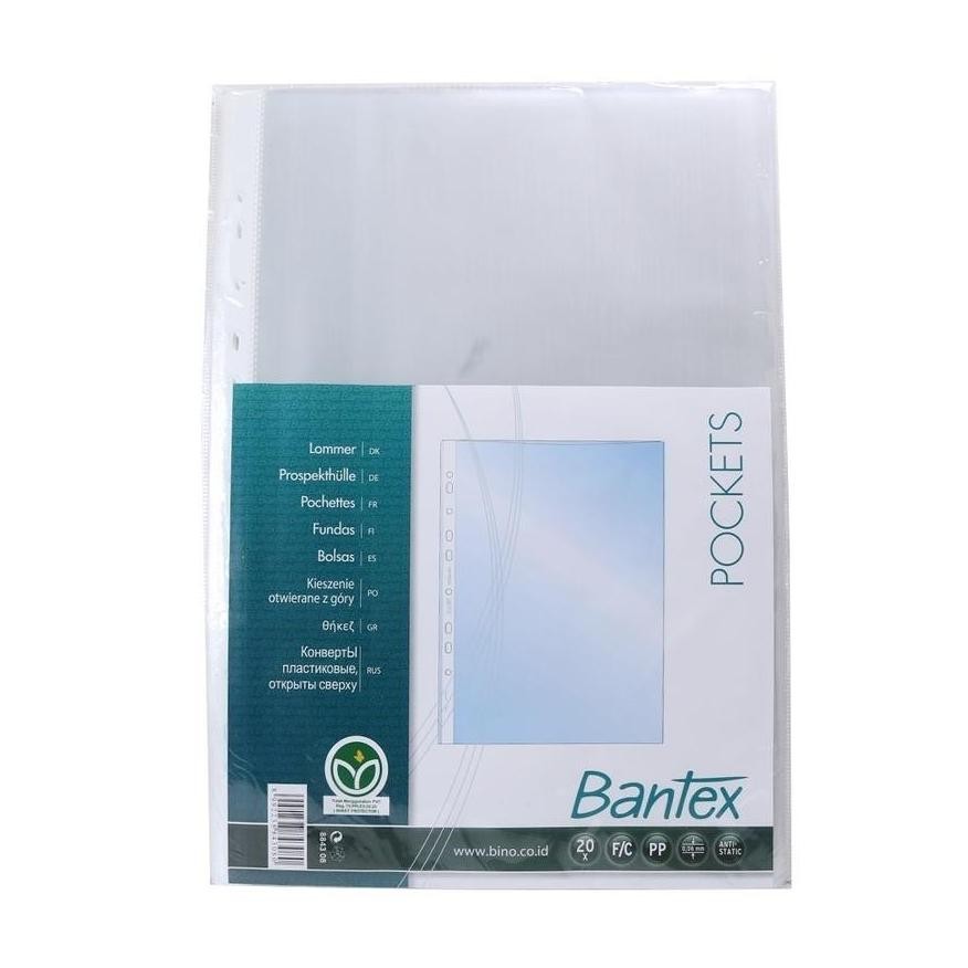 

Uj-32 Big Sale!!! Fx-4 Bantex Pocket F4 8843 08 20 Sheets/ Lembar/ Kantung Pp Murah Viral Premium