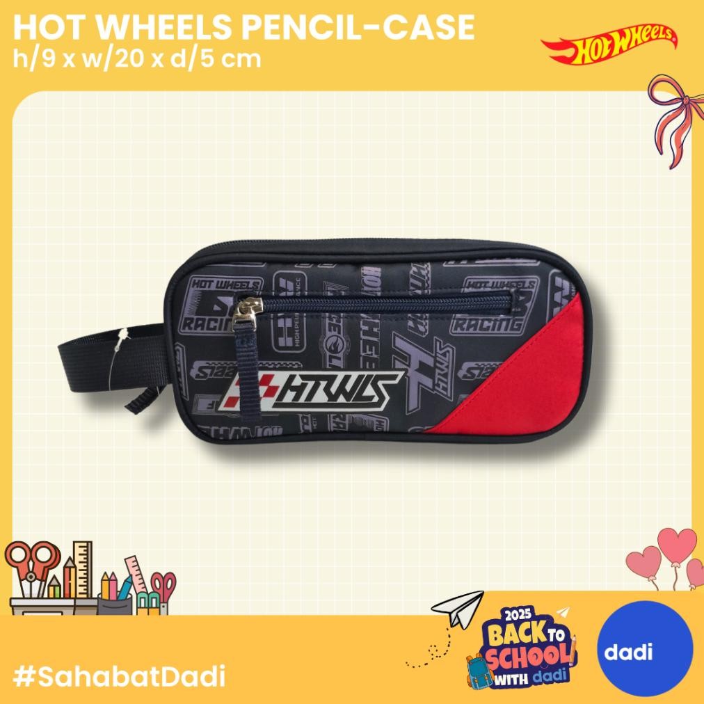 

LINDU Dadi - Hot Wheels Racing Graphic Pencil Case - Tempat Pensil/Alat Tulis