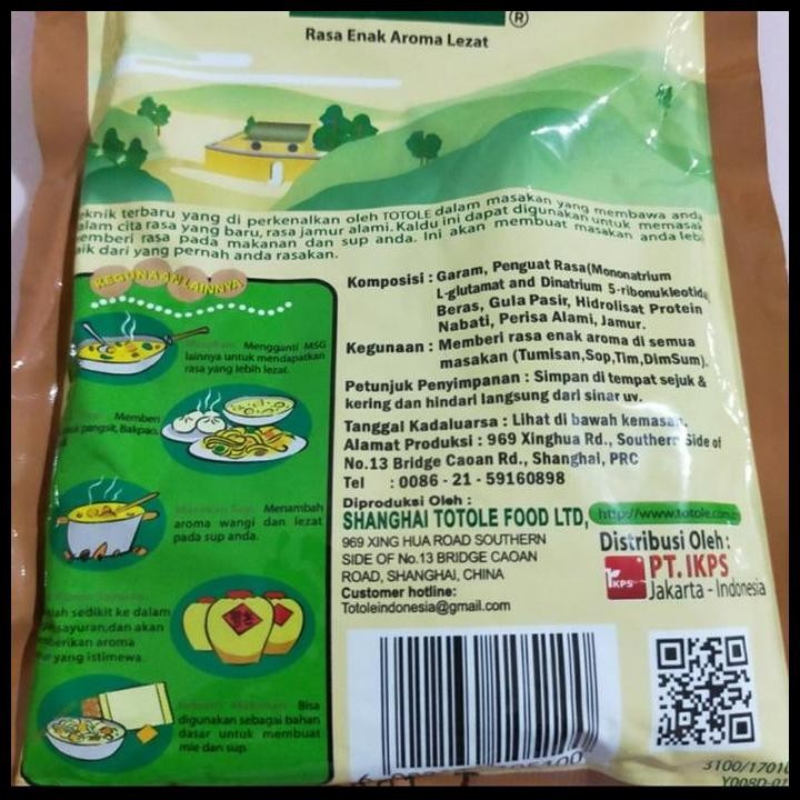

Terlaris Totole Kaldu Jamur 400Gr Penyedap Non Msg Murah Ready Gosend Good Quality