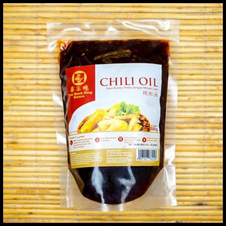 

Terlaris Chili Oil / Minyak Cabe - The Duck King Sauce 500G Good Quality