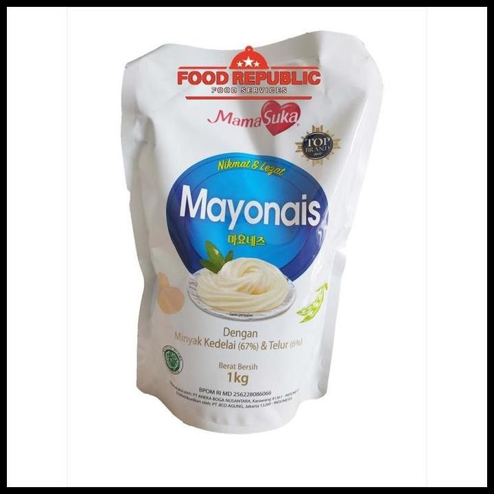 

Terlaris Mamasuka Mayonnaise Sauce 1 Kg - Saus Mayones Mamasuka Halal Good Quality