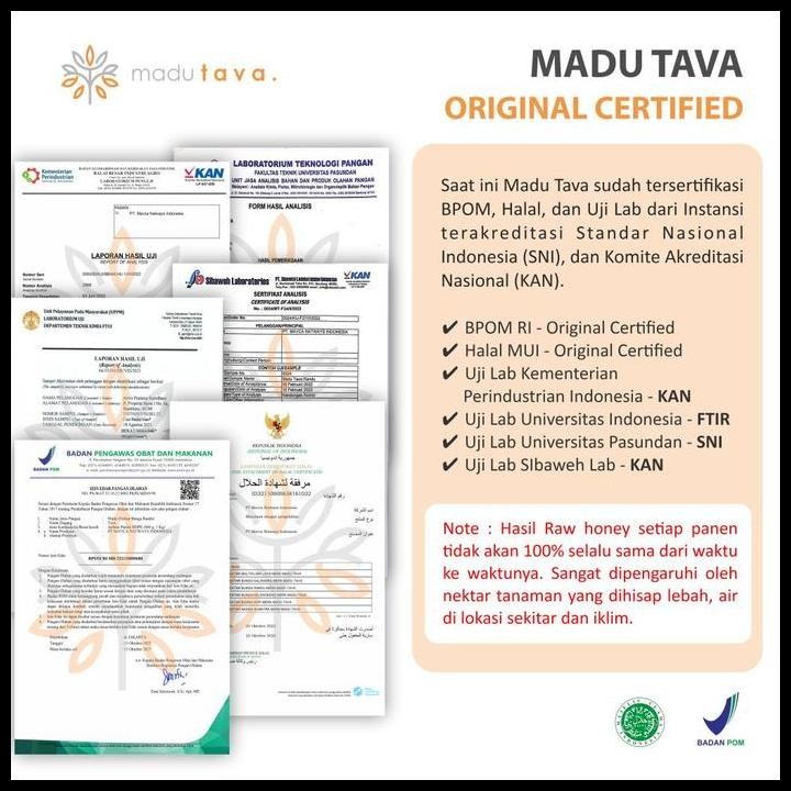 

Terlaris Madu Murni Asli Tava Nektar Bunga 100% Pure Raw Honey Sarang Alami Good Quality