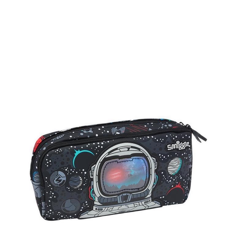 

LINDU Smiggle Eclipse Pocket Character Pencil Case - IGL456601BLK