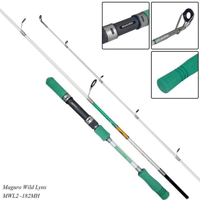 

Terlaris Joran Maguro Wild Lynx | Ring Fuji | 182 213Cm | 10 S/D 25Lbs | Casting Popping Dasaran ~ Indonesia Memancing