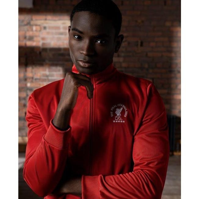 Sale Jaket Original Liverpool Fc Adults Retro Istanbul Walkout Jacket, Lfc