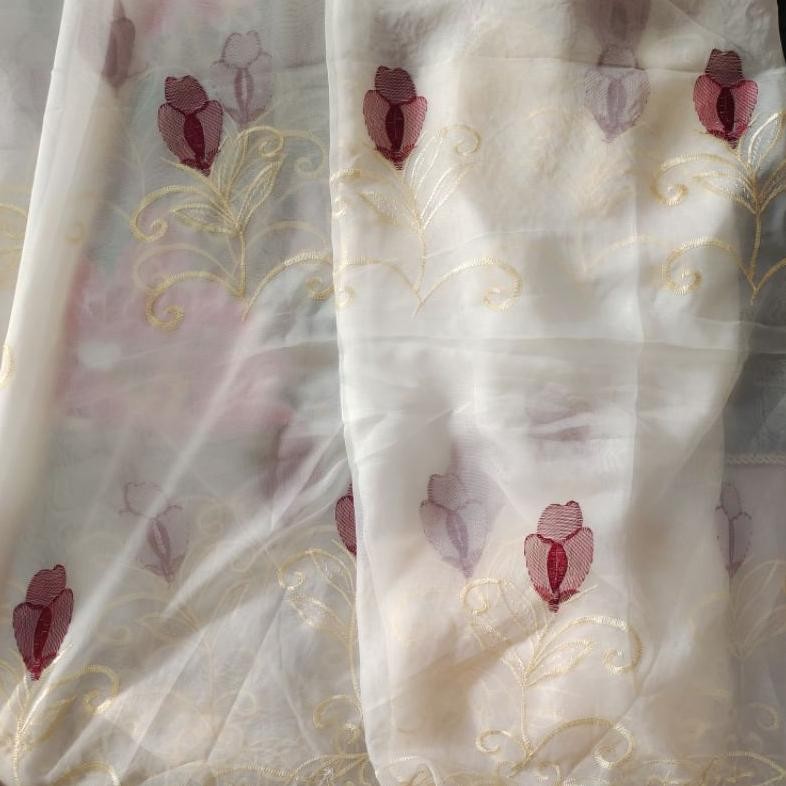 Be09 Ew64 Sa-324 Kelambu Bahan Sari India Jumbo (200X200) Termurah??? Sa-324 Berkualitas Hemat