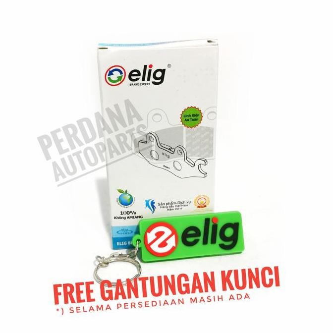 // Paket Kampas Rem Nmax / New Nmax 2020 Depan Belakang Jamin Asli Elig