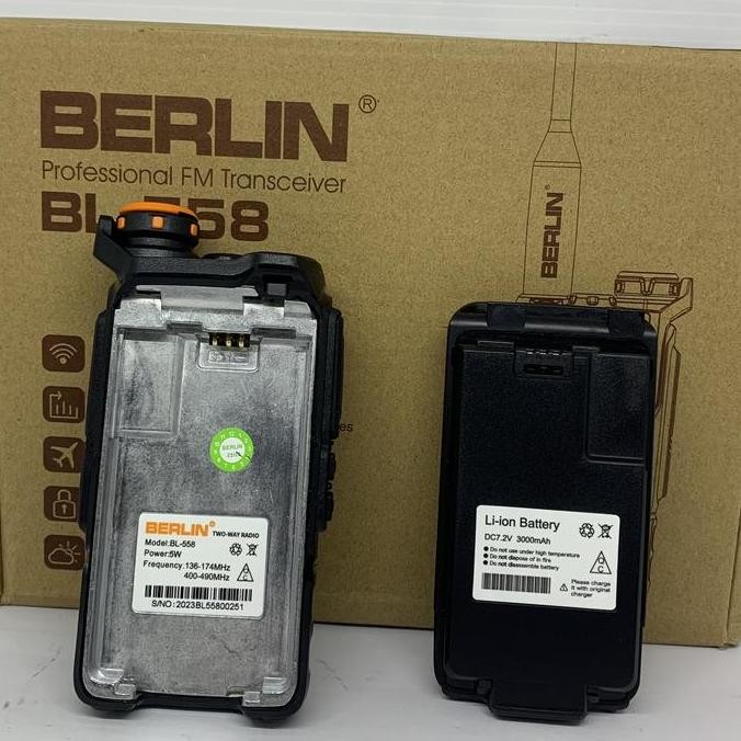 HT BERLIN BL-558 DUALBAND RADIO 558 MULTIBAND RECEIVER MURAH